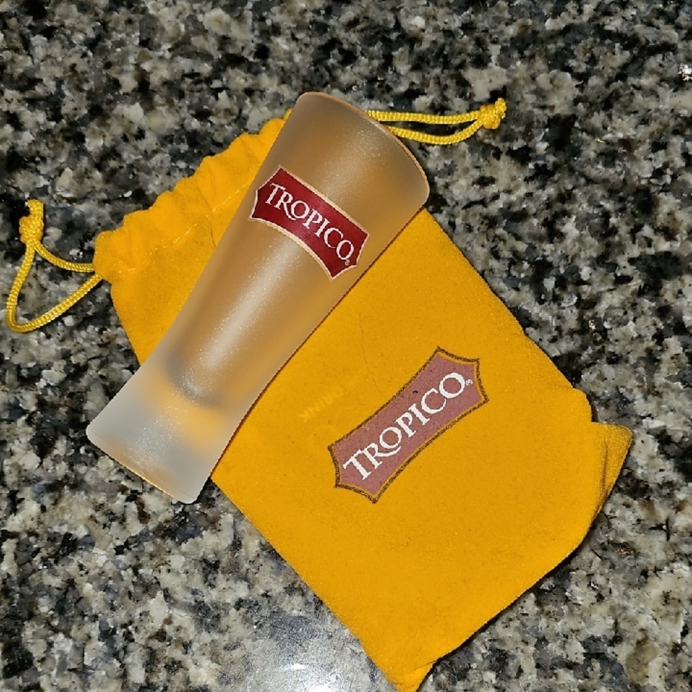 Tropico shot glass,new in bag!!
